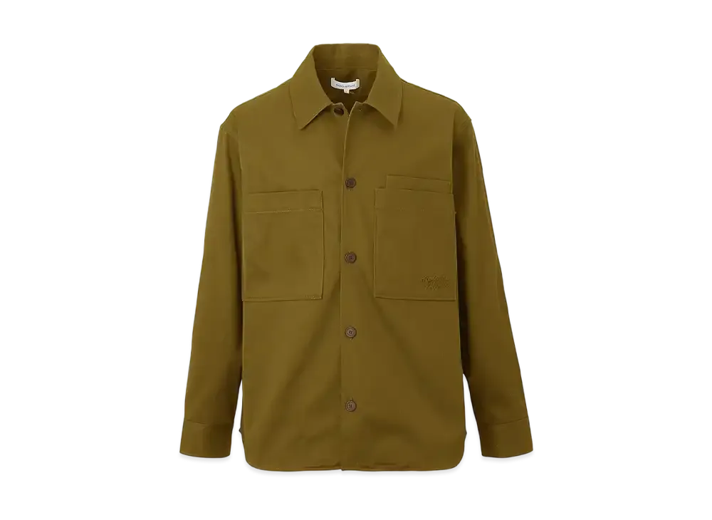 Maison Kitsune Shirt Jacket "Khaki Green"