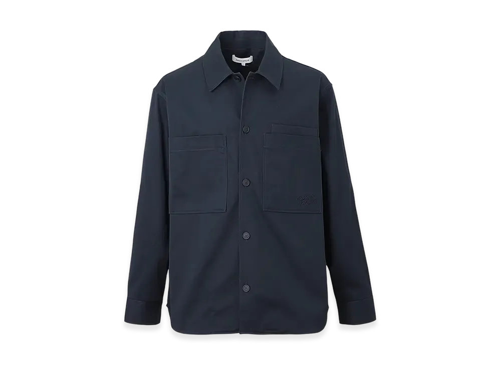 Maison Kitsune Shirt Jacket "Deep Navy"