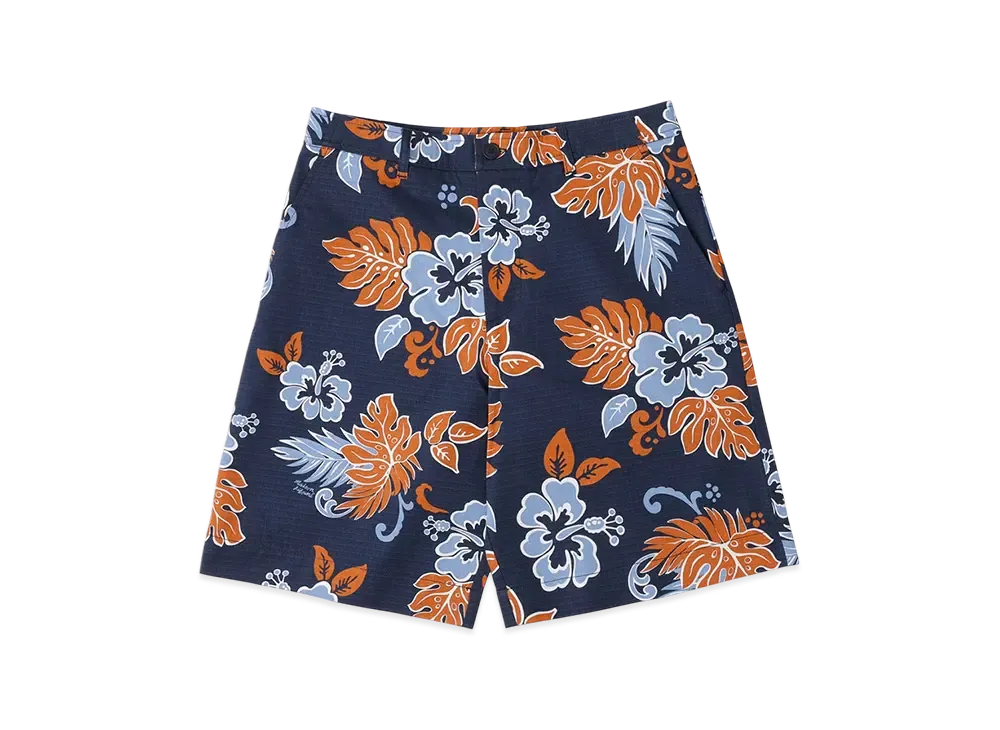 Maison Kitsune Board Shorts "Deep Navy Design"