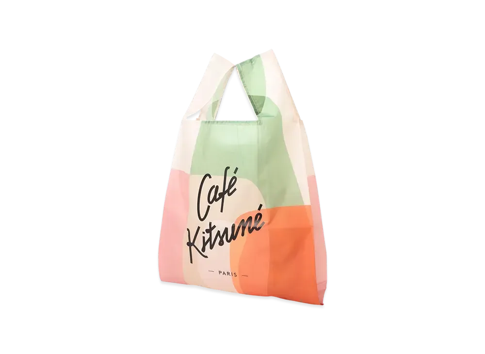 Maison Kitsune Eco Bag "Multicolor Design"