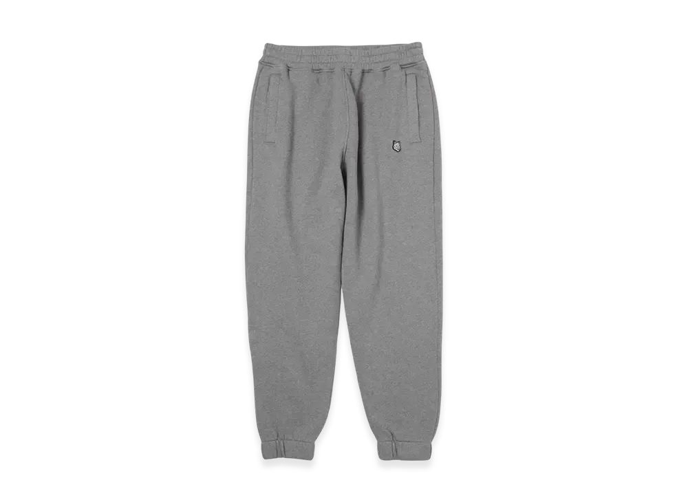 Maison Kitsune Bold Fox Head Patch Comfort Jog Pants "Medium Gray"