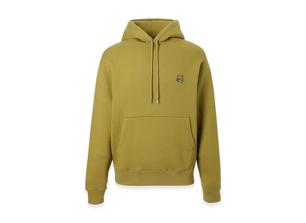 Maison Kitsune Bold Fox Head Patch Comfort Hoodie "Khaki Green"