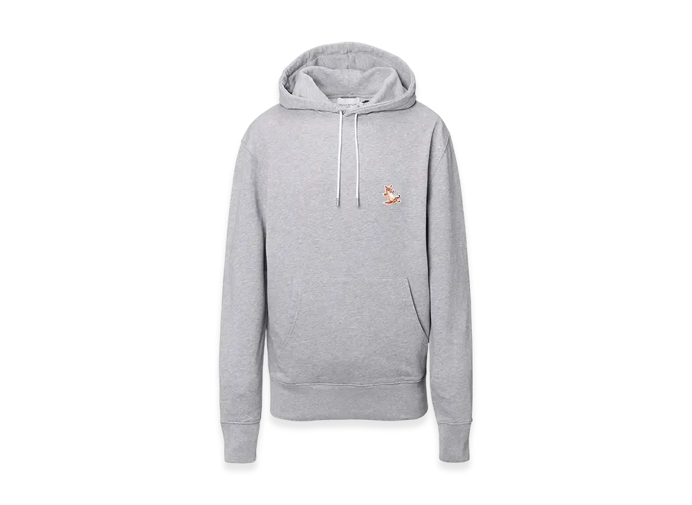 Maison Kitsune Chillax Fox Patch Classic Hoodie "Grey Melange"