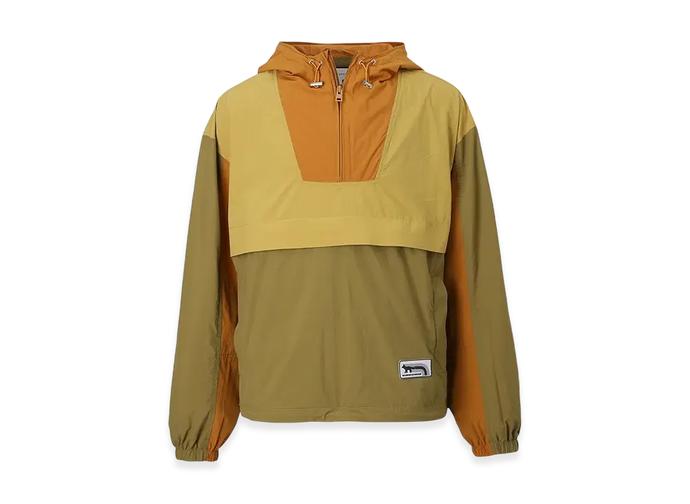 Maison Kitsune Technical Windbreaker "Tobacco"