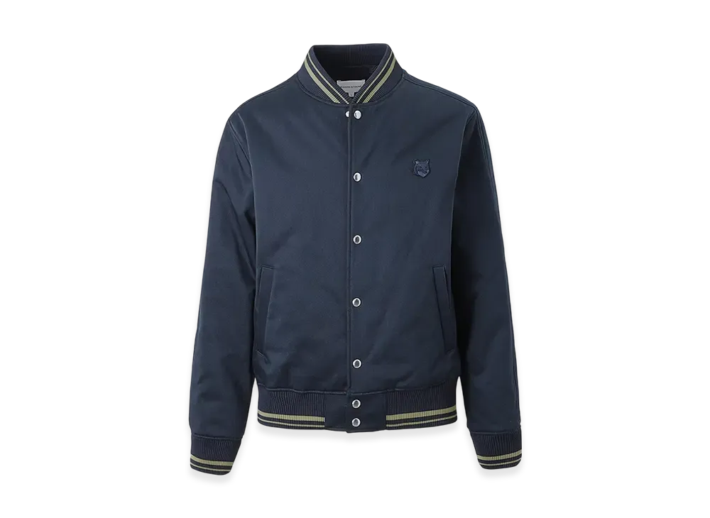Maison Kitsune Teddy Blouson "Deep Navy"