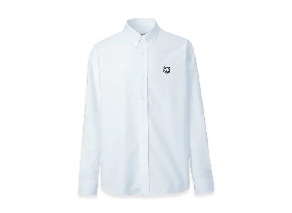 Maison Kitsune Contour Fox Head Casual Bd Shirt "Light Blue"