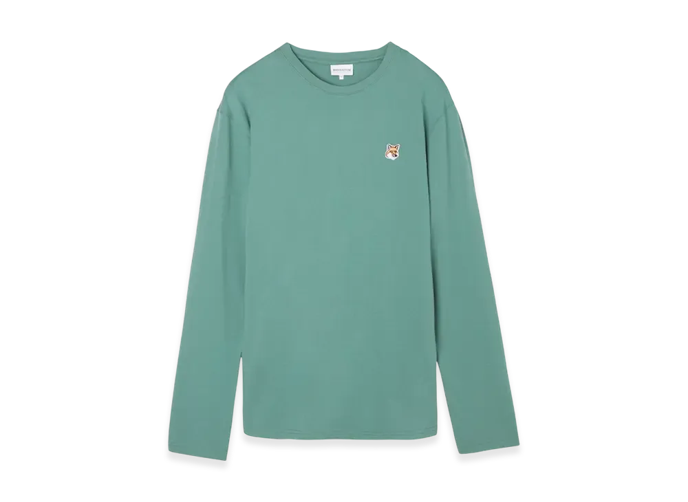 【MAISON MINED】21SS★ SPINY LEAVE LOGO HALF SLEEVE FOX HEAD PATCH COMFORT HALF ZIP SWEATSHIRT | Maison Kitsuné