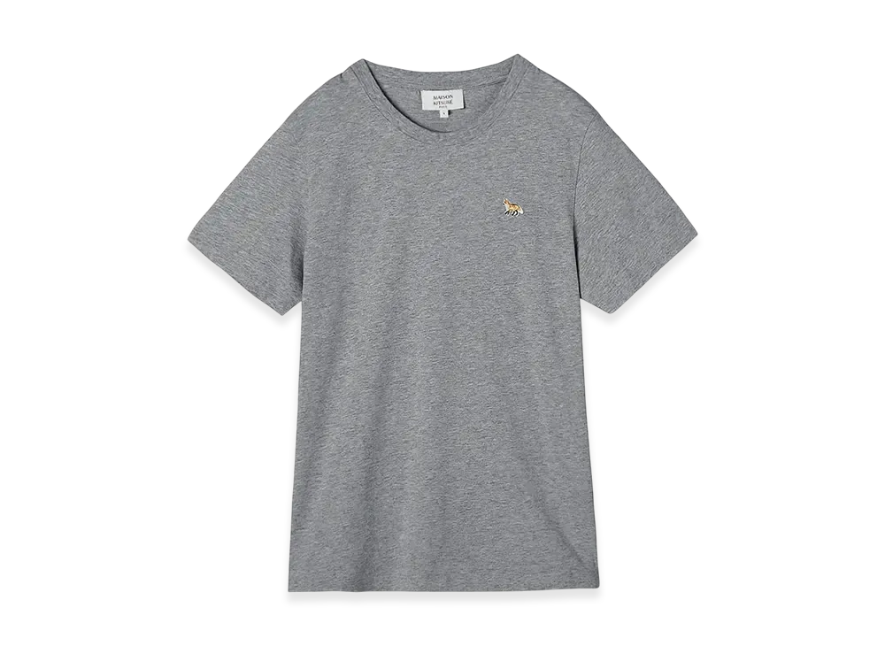 Maison Kitsune Baby Fox Patch Regular T-Shirt "Medium Gray"