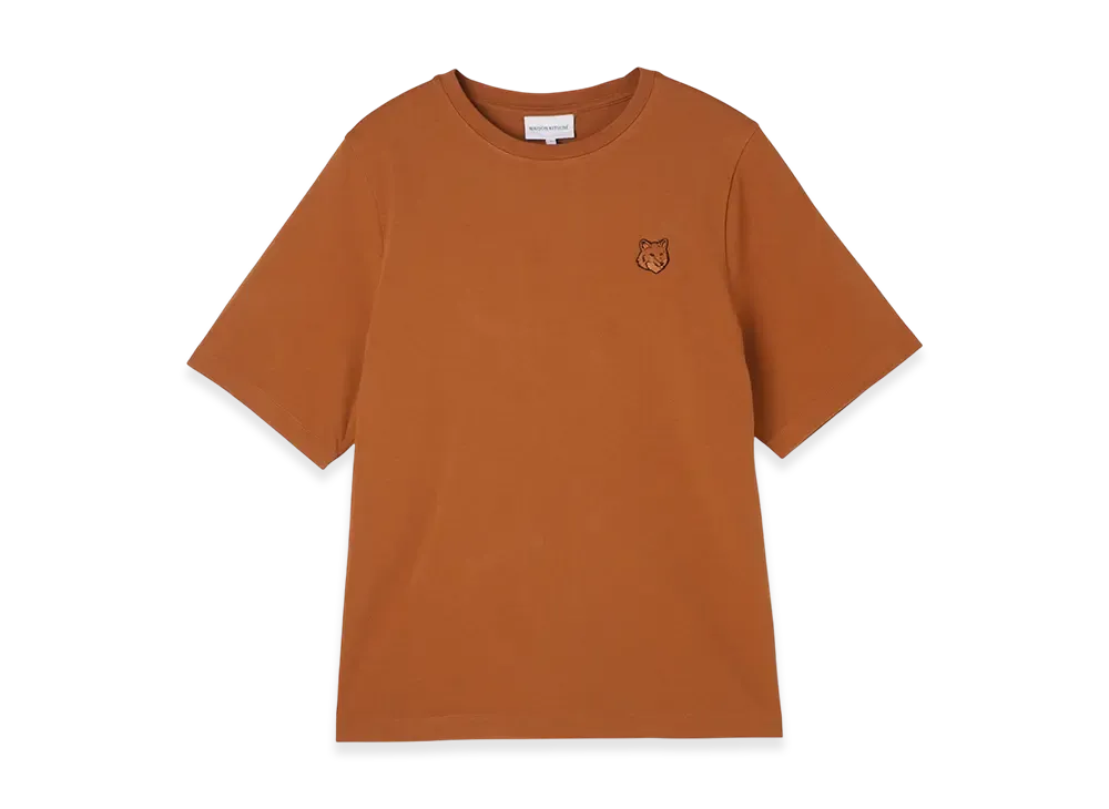 Maison Kitsune Bold Fox Head Patch Comfort T-Shirt "Tobacco"