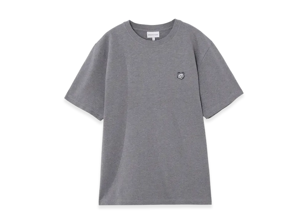 Maison Kitsune Bold Fox Head Patch Crewneck T-shirt "Grey Melange"
