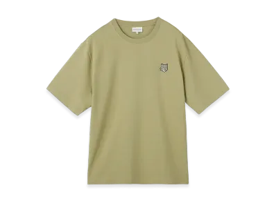 Maison Kitsune Bold Fox Head Patch Oversized T-Shirt "Canvas"