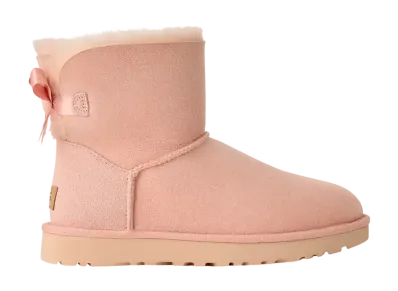 UGG Women's Mini Bailey Bow 2 "Beige Blush"