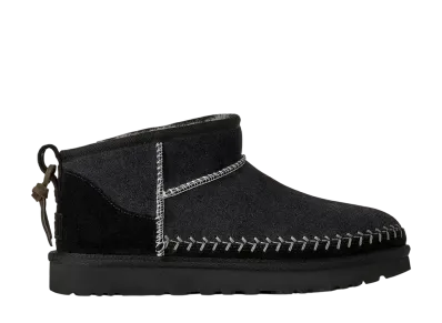 UGG Women's Classic Ultra Mini Biarritz "Black"