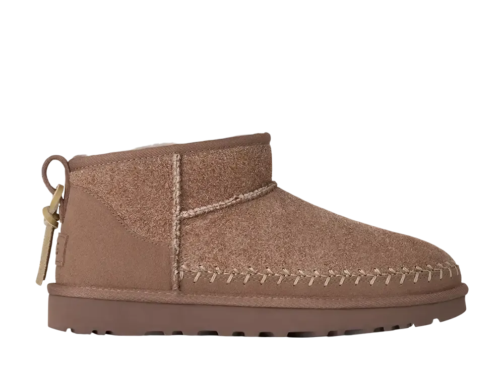 アグ ウィメンズ クラシック ウルトラ ミニ ビアリッツ "ロッキーオーク"