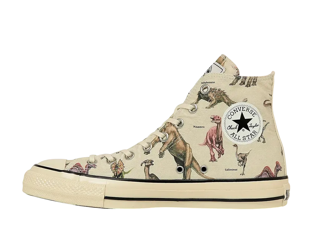Jurassic Park × Converse All Star Aged DP Hi "Natural"