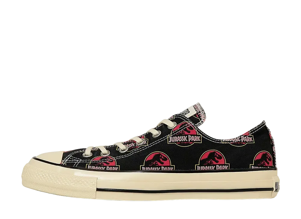 Jurassic Park × Converse All Star Aged LG OX "Black"