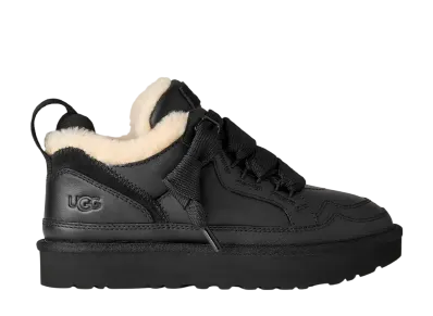 UGG Women's Lowmel Leather "Black"