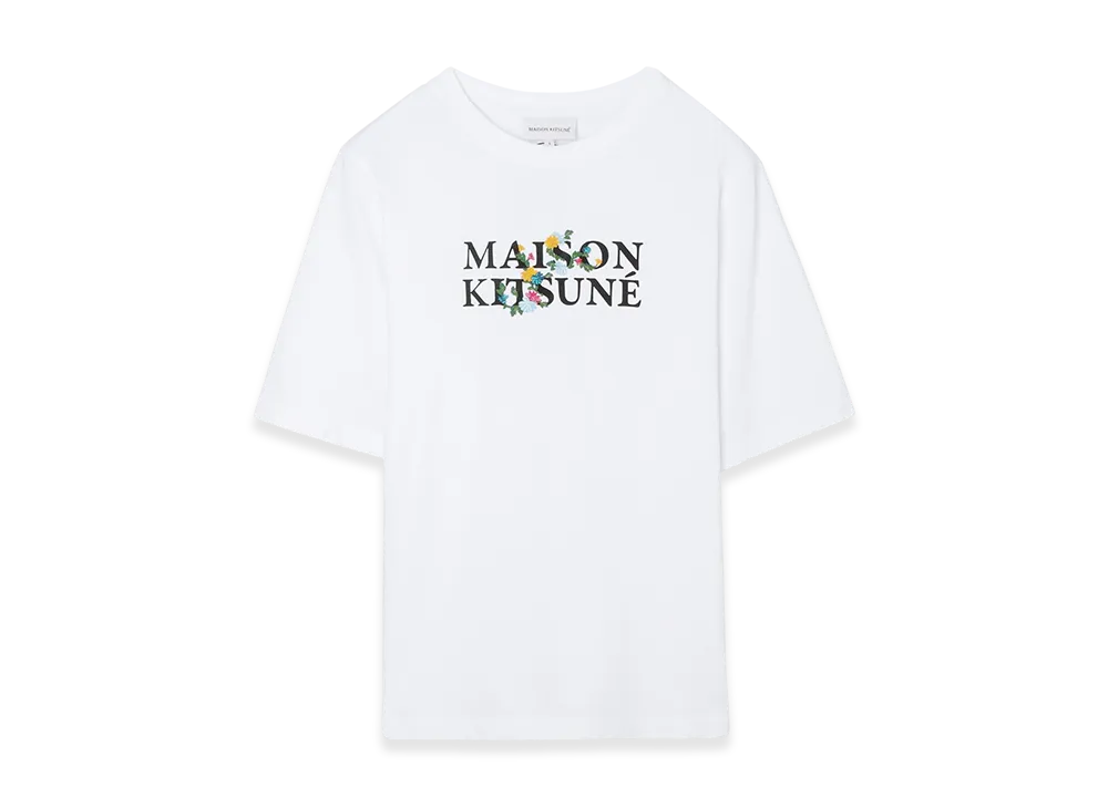 Maison Kitsune Flowers Comfort T-Shirt "White"