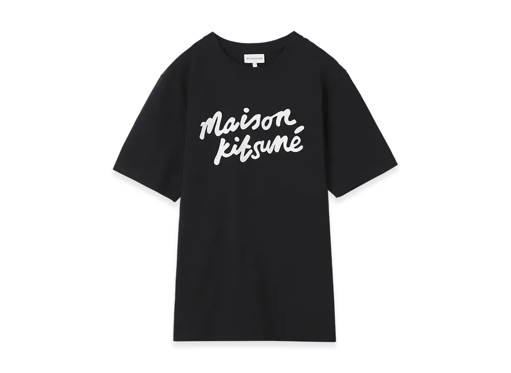 Maison Kitsune Handwriting Comfort T-Shirt "Black/White"