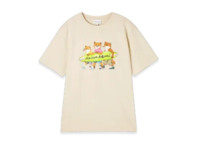 Maison Kitsune Surfing Fox Comfort T-shirt "Paper"