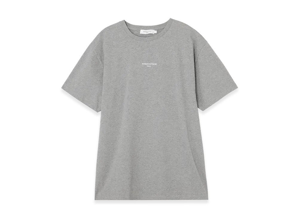 Maison Kitsune Paris Embroidered Relaxed T-shirt "Gray Melange"