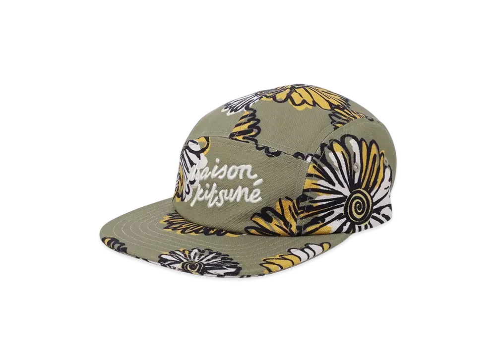 Maison Kitsune Floating Flower 5P Cap "Canvas"
