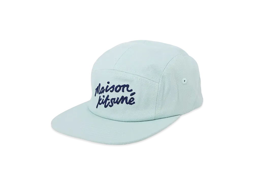 Maison Kitsune Handwriting 5P Cap "Dawn Blue"