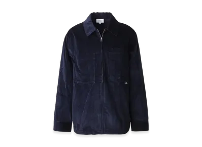Maison Kitsune Zipped Overshirt "Navy"