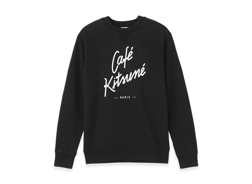 Maison Kitsune Cafe Kitsune Sweat "Black"