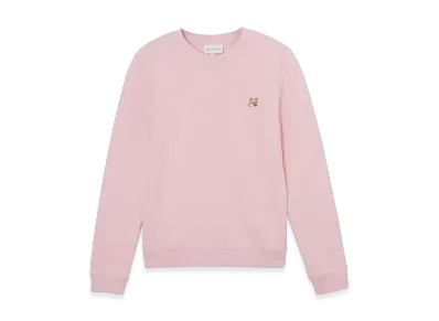 Maison Kitsune Women's Fox Head Patch Regular Sweatshirt "Pale Pink"