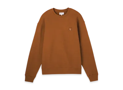 Maison Kitsune Bold Fox Head Patch Comfort Sweatshirt "Tobacco"