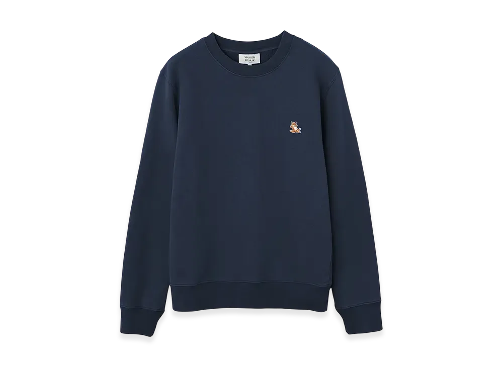 Maison Kitsune Chillax Patch Regular Sweatshirt "Eclipse Blue"