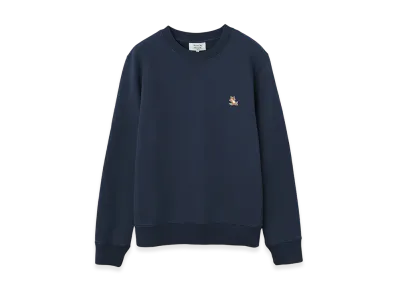 Maison Kitsune Chillax Patch Regular Sweatshirt "Eclipse Blue"