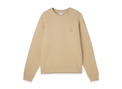 Maison Kitsune Speedy Fox Patch Comfort Sweatshirt "Malt Shake"
