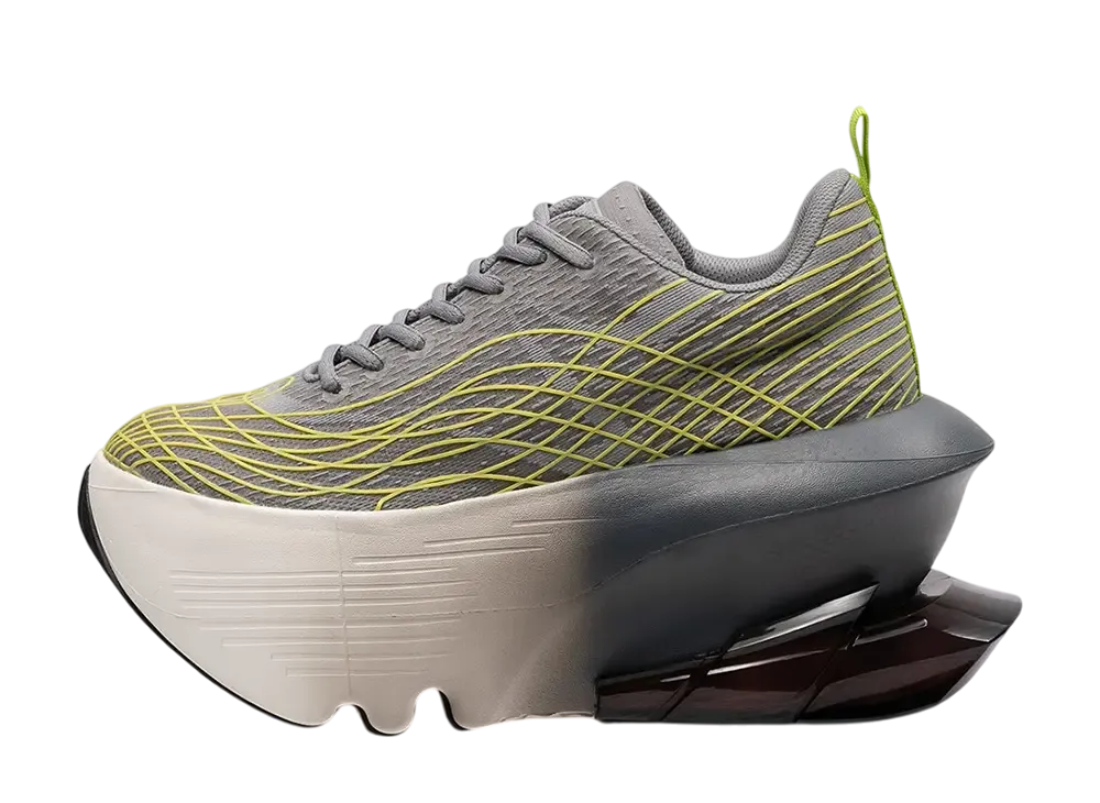 グラウンズ ジョグ ビジョン ダイナモ "グレーイエロー/ホワイトチャコール"