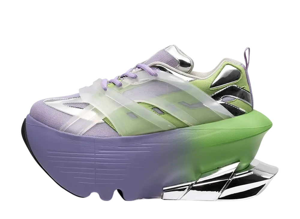 グラウンズ ジョグ ビジョン クロス クローム "パープルグリーン/パープルグリーンシルバー"