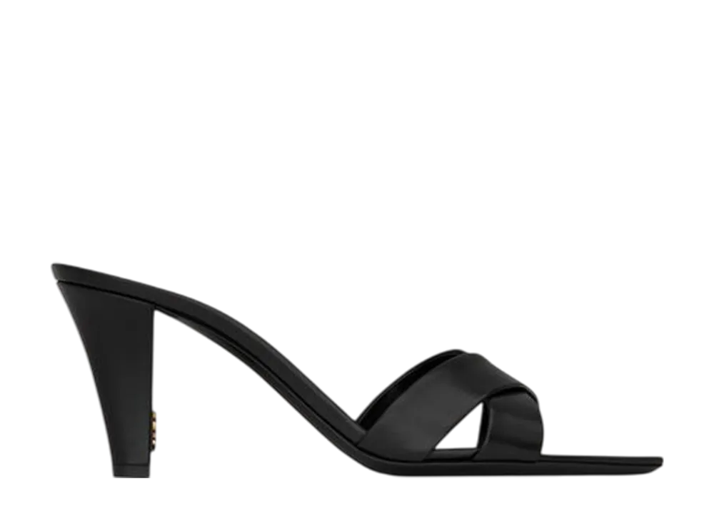 サンローラン ウィメンズ ジル ミュール スムースレザー "ノワール"