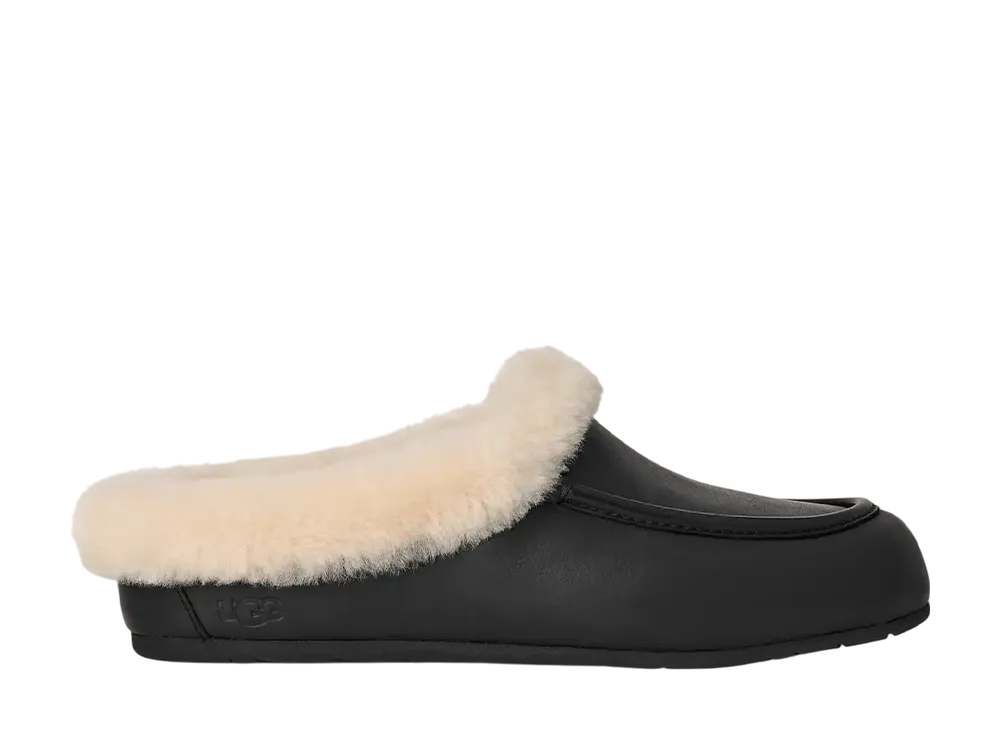 アグ ウィメンズ アンスレー ミュール レザー "ブラック"