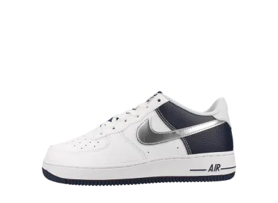 Nike GS Air Force 1 LV8 "White/Midnight Navy/Pure"