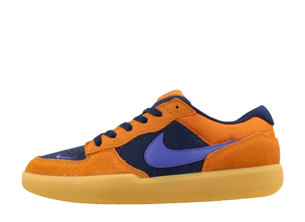 ナイキ SB フォース 58 "モナーク/ミッドナイトネイビー/ガムライトブラウン/ペルシアンバイオレット"