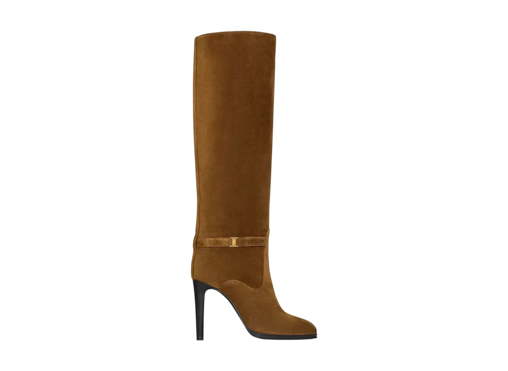 サンローラン ウィメンズ ディアンヌ ブーツ スウェード "ランド"