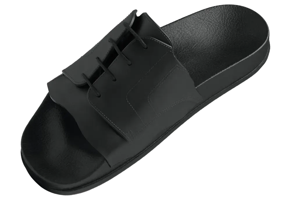 メゾンマルジェラ プール スライド "ブラック"