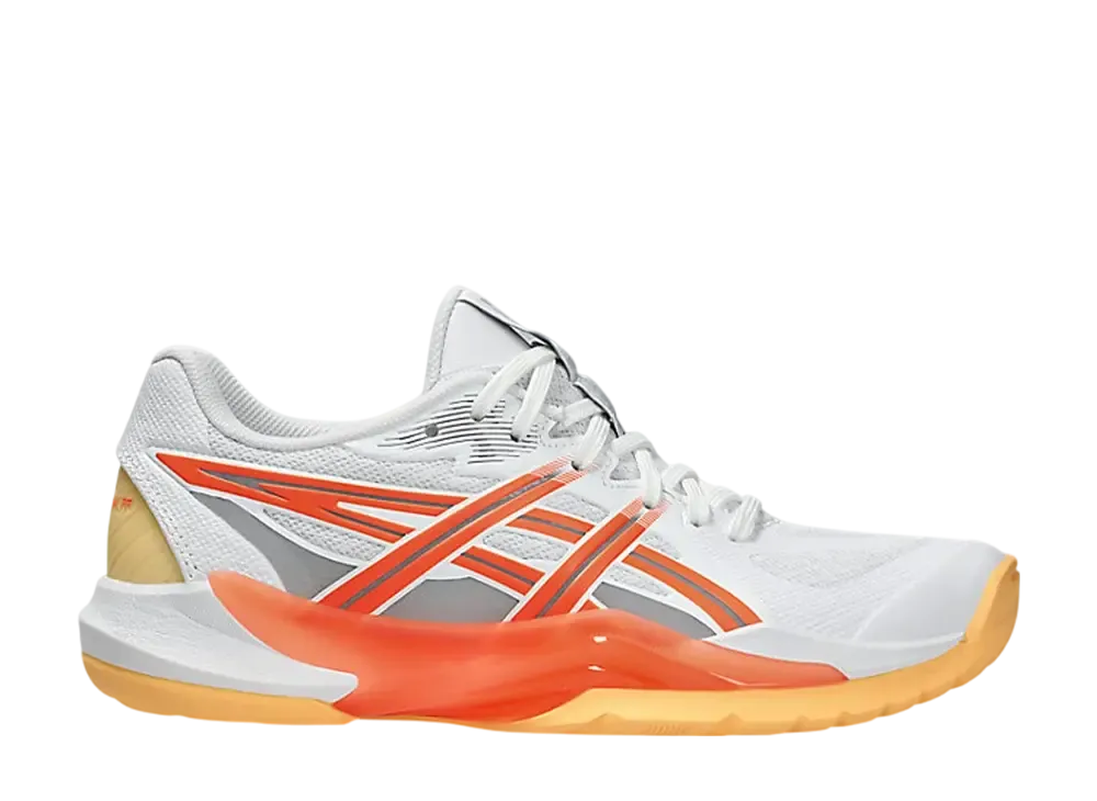 アシックス ウィメンズ パワーブレイク FF "ホワイト/ビビッドコーラル"