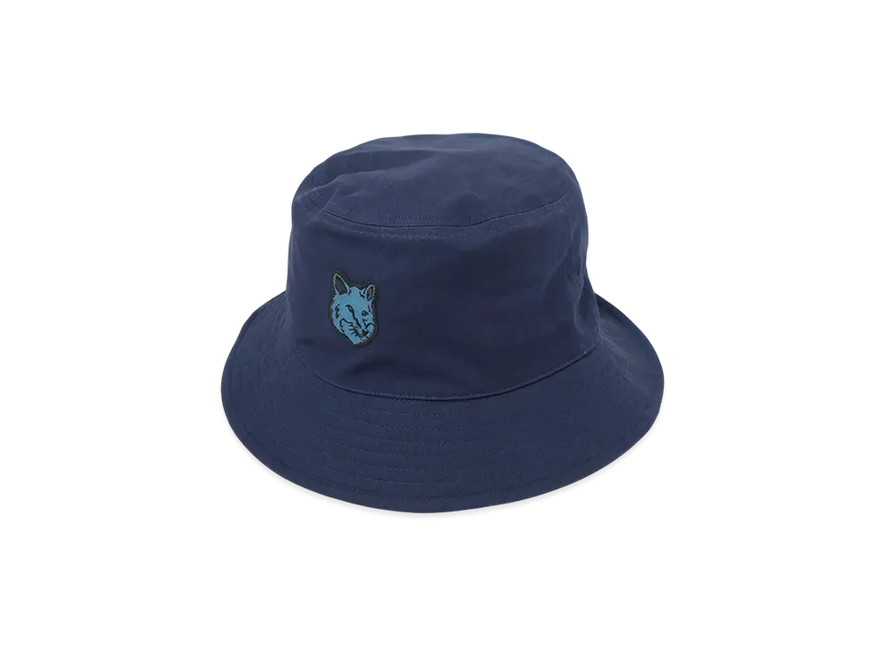 Maison Kitsune Bucket Hat "Ink Blue"