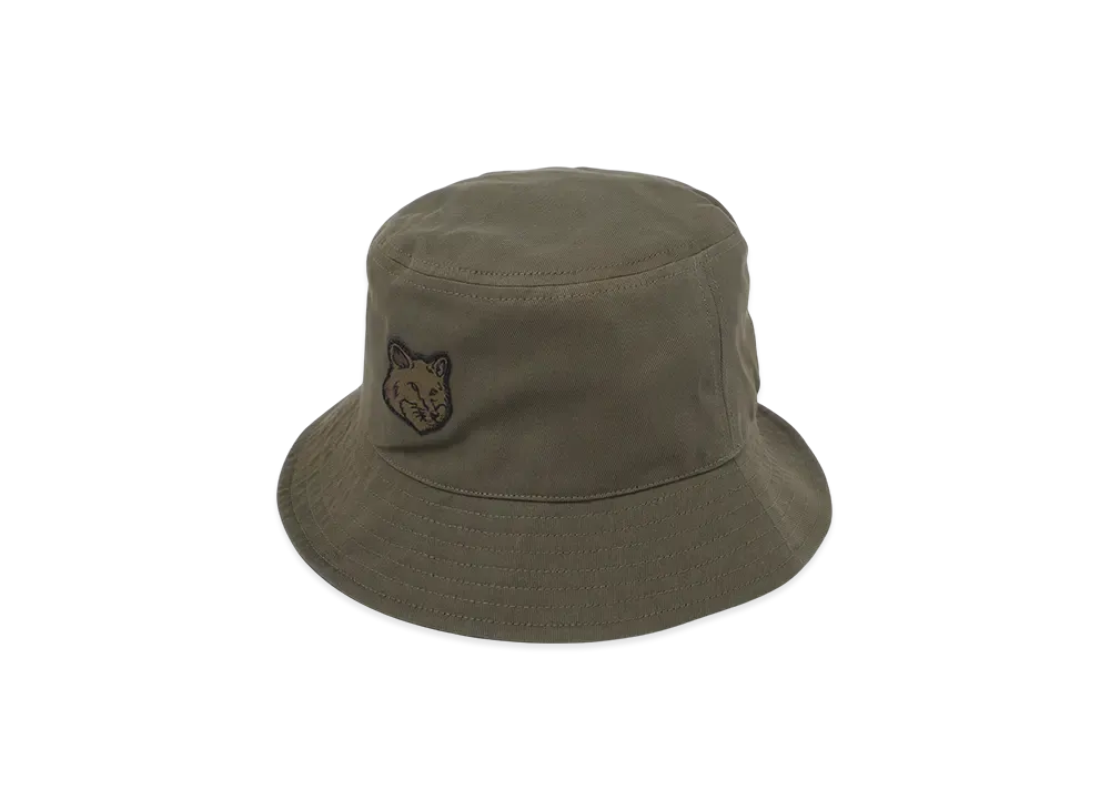 Maison Kitsune Bucket Hat "Khaki"