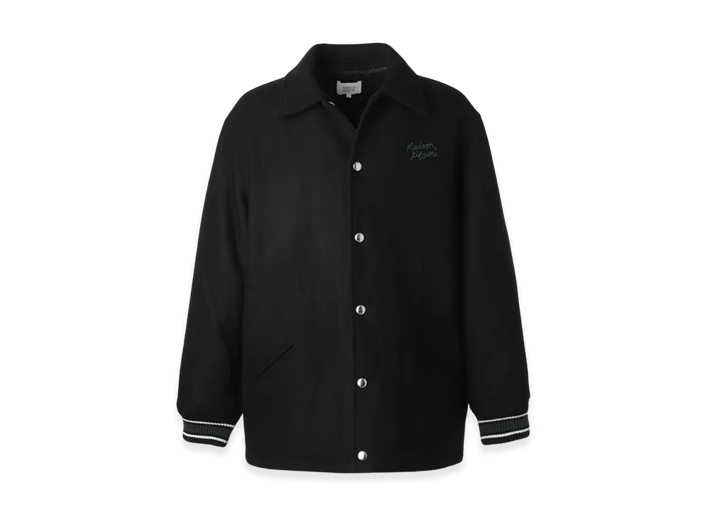 Maison Kitsune Varsity Jacket "Black"