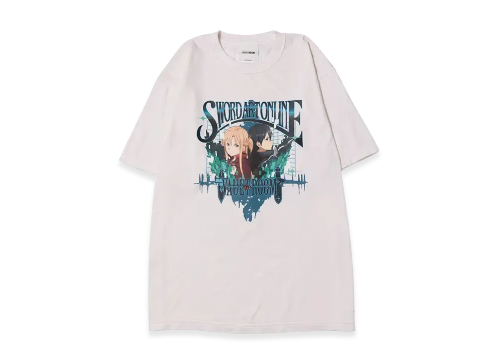 VAULTROOM x SWORD ART ONLINE Kirito & Asuna Tee "Off White"