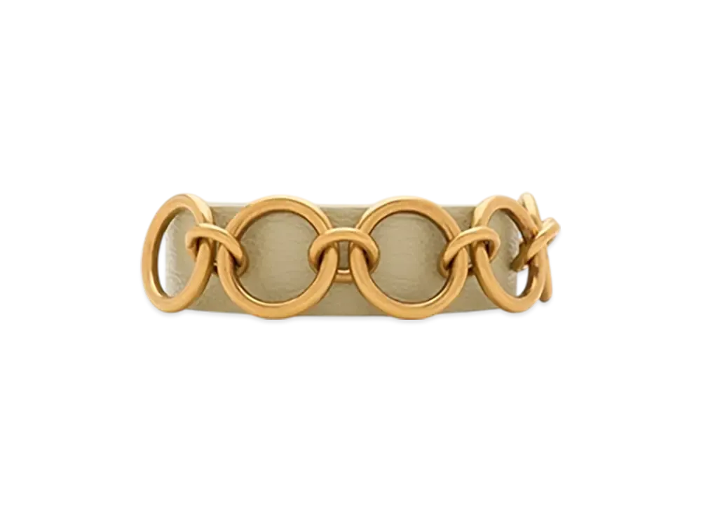 Burberry Leather Ring Belt "Hunter"