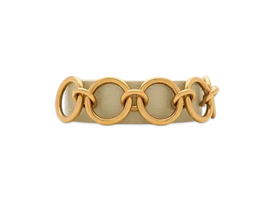 Burberry Leather Ring Belt "Hunter"