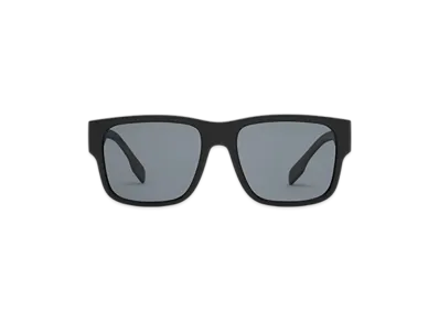 Burberry Logo Detail Square Frame Sunglasses "Black"